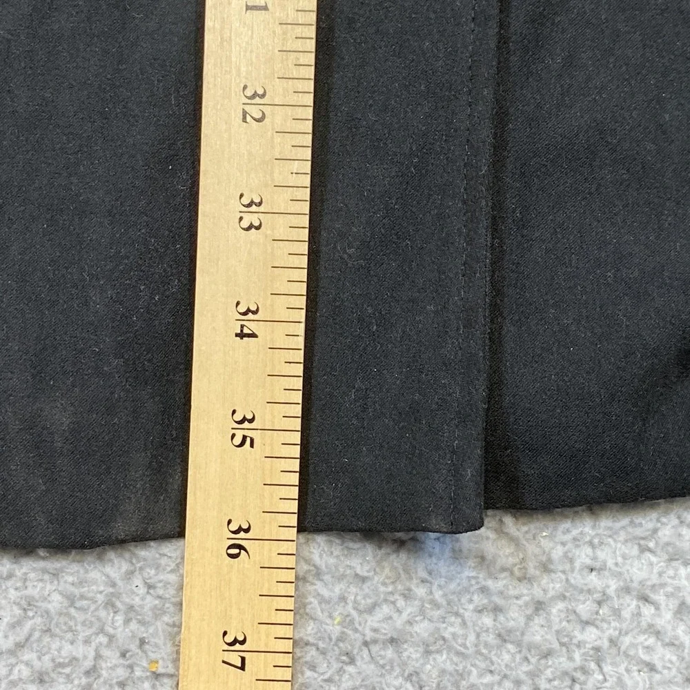 Susan‎ Graver Jacket Womens 1X Black Long Button Front Coat Lightweight Stretchy
